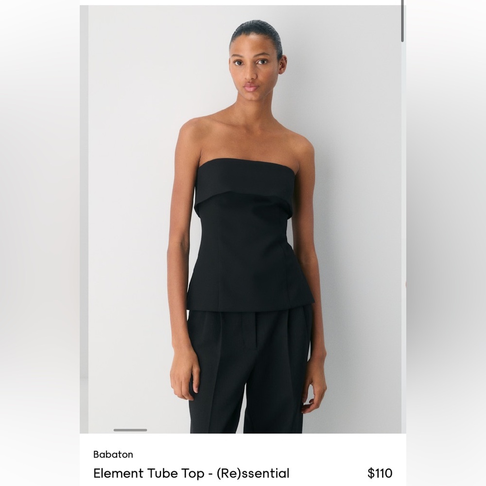 Aritzia Babaton Wlement Tube Top ONLY WHITE AVAILABLE
